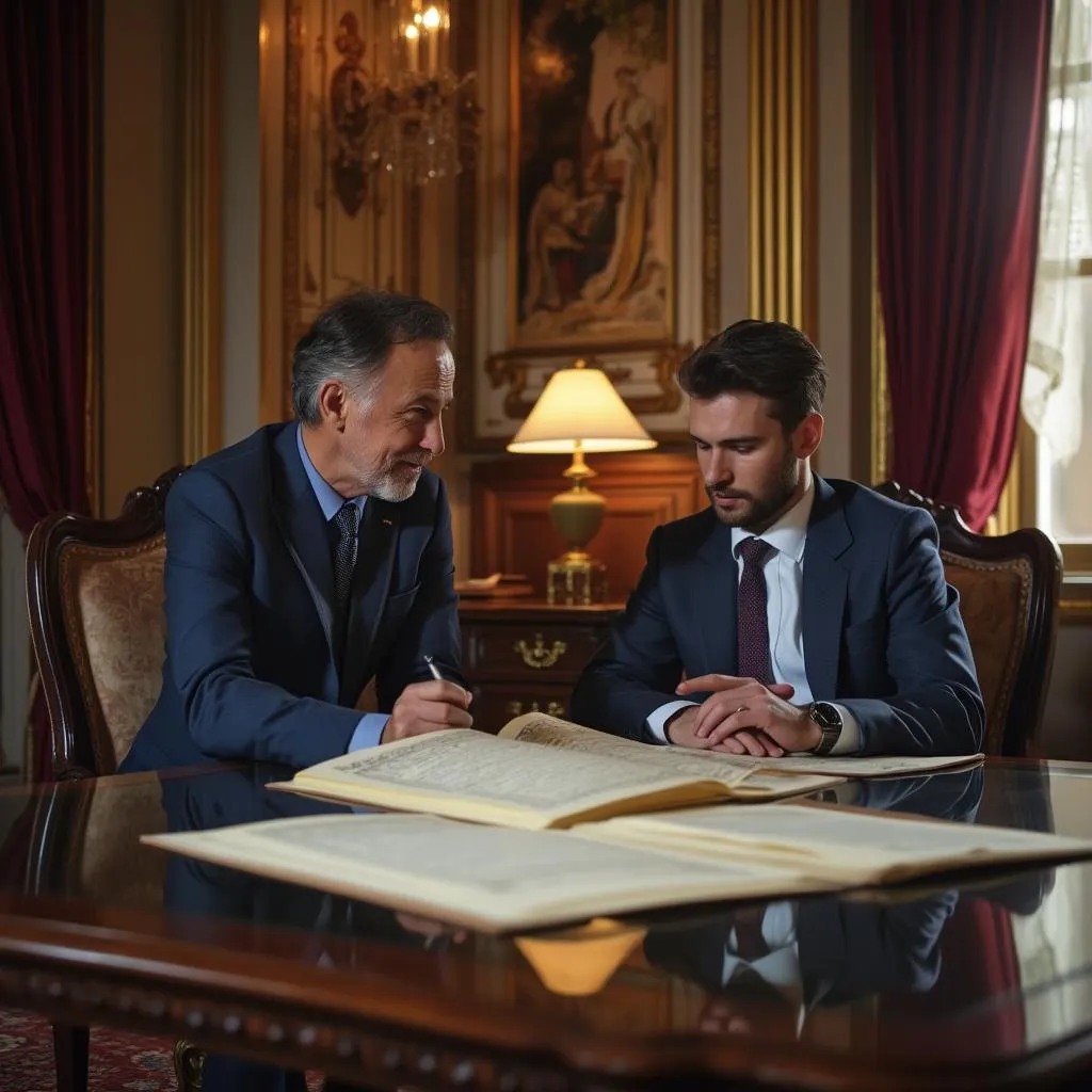 Fundadores de ConSulta Argentina en oficina histórica